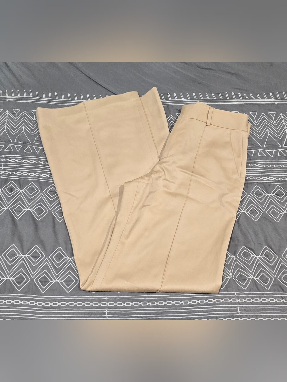 Alice + Olivia High Waisted Wool Wide Leg Split Hem Pants Size 6